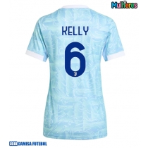 Camisa de Futebol Juventus Lloyd Kelly #6 Equipamento Secundário Mulheres 2025-26 Manga Curta
